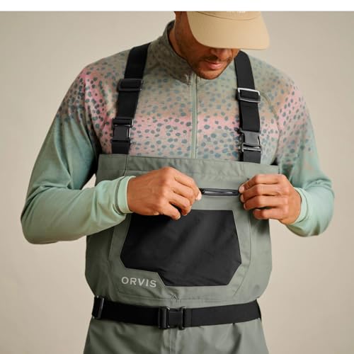 Orvis Men's Clearwater Bootfoot Wader Felt | 30K/8K Rating, Convertible Fit & Smart Storage, Lightweight 4-Layer Waterproof Breathable Fabric - size: XX-Large