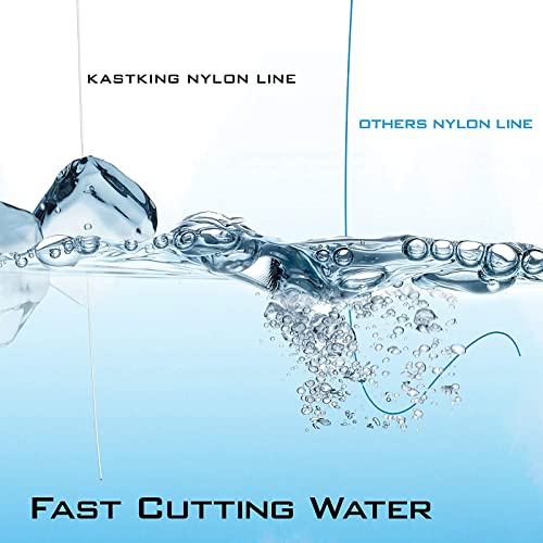 KastKing DuraBlend Monofilament Leader Line - Premium Saltwater Mono Leader Materials - Big Game Spool Size 120Yds/110M - size: 60 LB (Wound on Spool) 0.70mm