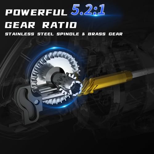 Saltwater Spinning Reel,13+1BB Ultra Smooth Saltwater Fishing Reels,Powerful Carbon Drag,CNC Aluminum Spool & Handle - color: silver&blue, size: 3000