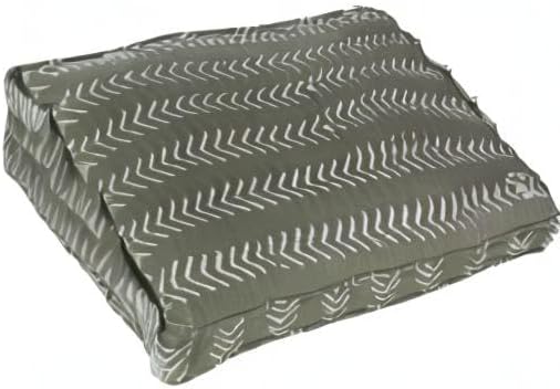 Molly Mutt Sheepy Wool-Filled Crate Pad, GOTS-Certified 100% Organic Cotton Canvas Cover with Soft 100% Natural Wool Insert, Ideal for Dog Bed or Kennel, Forever Young, 24" x 18" x 2.5"