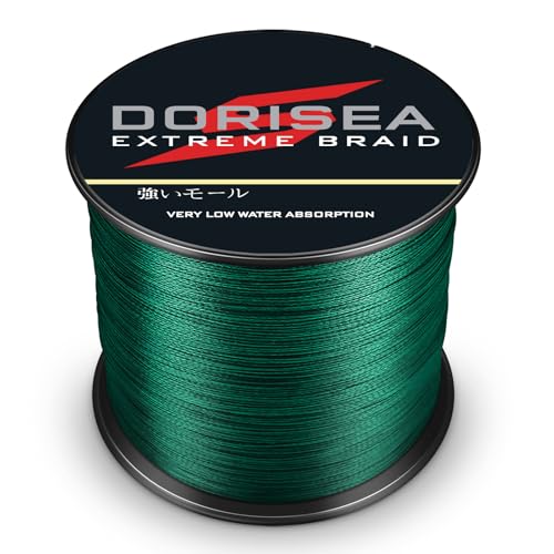 Extreme Braid 100% Pe Moss Green Braided Fishing Line 109Yards-2187Yards 6-550Lb Test Fishing Wire Fishing String Incredible Superline Zero Stretch - size: 100m/109Yards 60lb/0.40mm