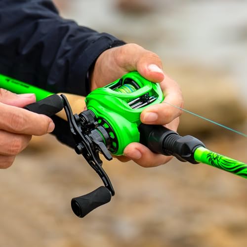 KastKing Zephyr Dual-Tip Fishing Rod and Reel Combo,Spinning & Baitcaster Combo,Dual Tips Section for Different Powers,IM6 Graphite 2-Piece Rod with Extra Tip,Sensitive & Powerful,Freshwater Fishing - style: Cast: 6'0''- Ml& M- Dual-tip Rod - Right Handed
