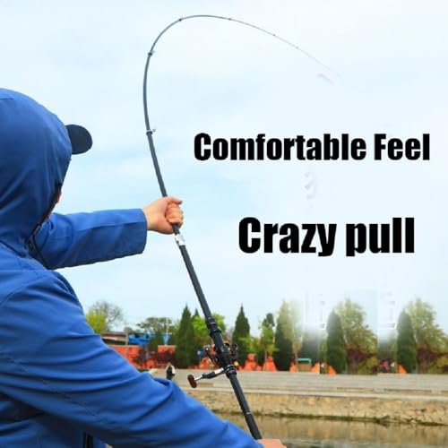 Portable Telescopic Fishing Rod – 9/12/15/18/20ft Carbon Spinning Rod, Ultralight for Small to Medium Fish, Lure 0.2-1.5oz, Ideal for Travel, Trout & Carp - size: 2.7M/9Ft