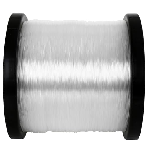 UANTA Monofilament Fishing Line, Superior Abrasion Resistance Mono Line, Ultimate Saltwater Fishing Line Leader Materials, 2025 New Fishing Line Unique Camo Design - color: CLEAR, size: 6LB(300YDS)