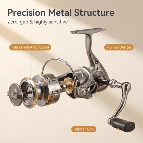 Ultralight Spinning Reel 5.2:1 30KG Drag Fresh/Saltwater - size: LC-4000