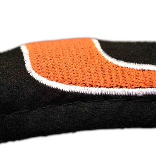 FANMATS NCAA Unisex-Adult Embroidered Steering Wheel Cover - color: Black