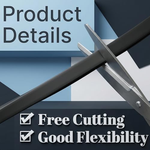 Rubber U Channel Edge Trim, Door Seal Strip, Fits Edge up to 1/16 Inch (1. 6mm) U Shape Weather Stripping(10 Feet,Black) - color: Black, size: 10 Feet