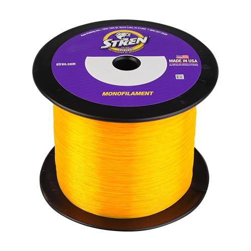 Stren Original Monofilament Fishing Line - color: Hi-Vis Gold, size: 2400 Yd, Pound Test 8, style: 8lb | 3.6kg