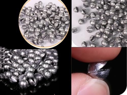Split Shot Fishing Weights Fishing Sinkers Lead Split Shot Fishing Weights Sinkers Split Shot Sinkers for Fishing -Space Sinker 500Pcs - color: 0.4G / 0.0009LB