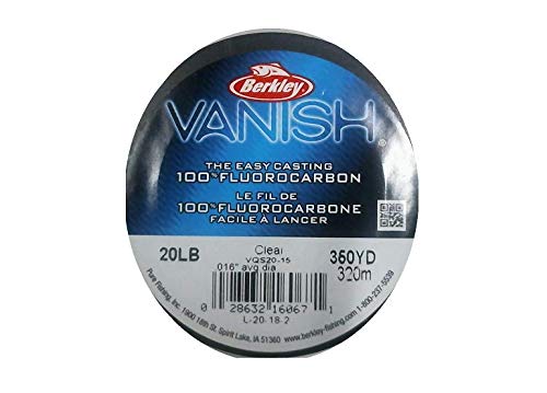 Berkley Vanish Fluorocarbon Fishing Line/Leader Material - color: Clear - Vanish, size: 250yd, style: 10 Pounds