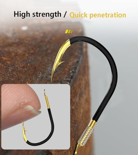 Dyxssm Small Fishing Hooks with Line, Pre Tied Tiny Fishing Hook on Nylon Line (Pack of 20) - size: 16# (0.44lb-1.1lb)