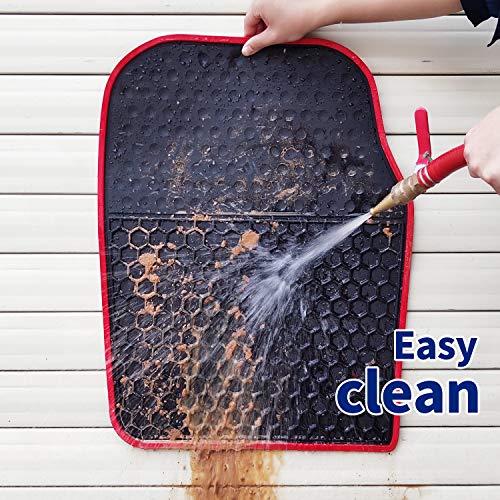 Ucaskin Car Floor Mats Custom Fit for Mazda CX 5 CX-5 SUV 2025 2024 2023 2022 2021 2020 2019 2018 2017 Odorless Washable Rubber Foot Heavy Duty Anti-Slip All Weather Car Floor Liner-Black