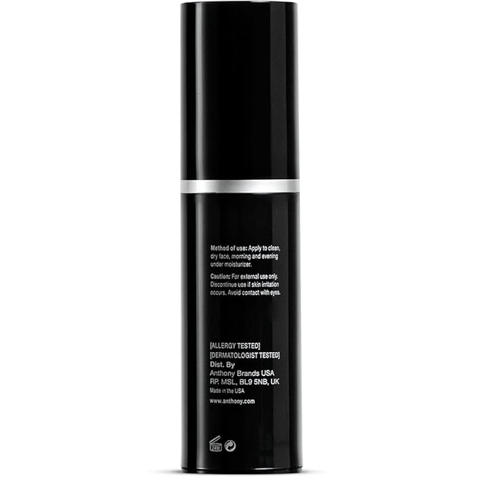 Anthony High Performance Vitamin C Cream Treatment. Advanced Anti-Aging Serum for Face with Polypeptides & Salicylic Acid. Dark Spot Corrector Moisturizer for Face Brightening, 2 Pack (1 Fl Oz)