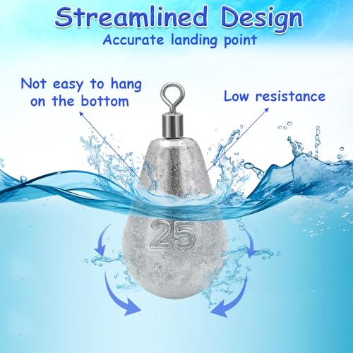 Long Casting Swivel Bell Sinkers Fishing Weights Drop Shot Weights with Swivels Fishing Lead Sinker 1/2oz 3/4oz 1oz 2oz 3oz - size: 1/8oz-10pcs