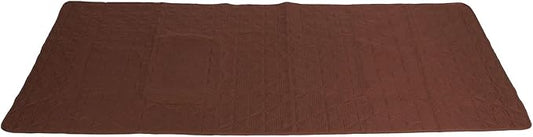 Defensive Dog Bed Cover | Secure Washable Pet Blanket for Sofa/Couch/Furniture | Brown Layer for Dogs & Cats (30x70in/ 76.2x177.8cm)