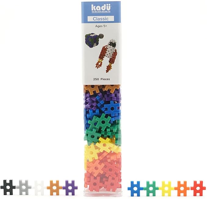 KADU Classic 250 Piece Classic Set - STEM/STEAM Building + Construction Toy, for Open + Imaginative Play Ages 5+ (Pack of 2)