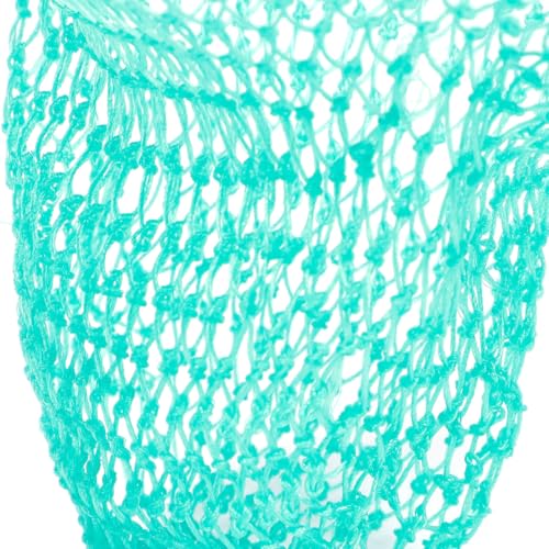 Abaodam Fishing Net with Wooden Handle 30Cm Large Mesh Portable Fishing Catching Basket for Camping and Home Use Handheld Fish Landing Net for Panfish