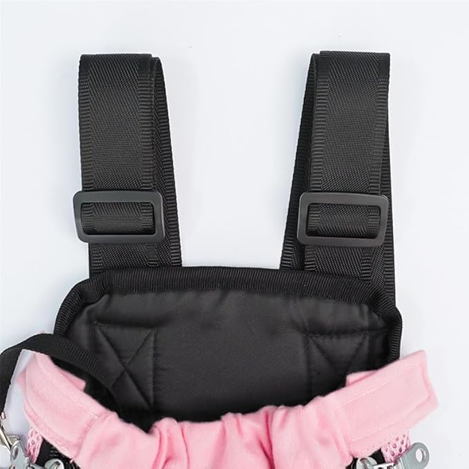 Portable Pet Carrier Backpack, Adjustable Pet Front Cat Dog Carrier Backpack Travel Bag for Small Medium Dogs Cats Puppies, Cat Backpack Carrier for Hiking Cycling (K, L)
