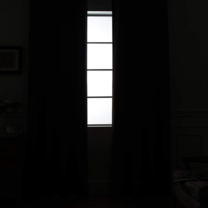 Yakamok 84 Inch Length 100% Blackout Curtains