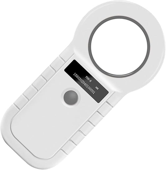 Animal Microchip Reader, Horse Cattle Pets Cat Dog ID Chip Reader Scanner with Display Screen