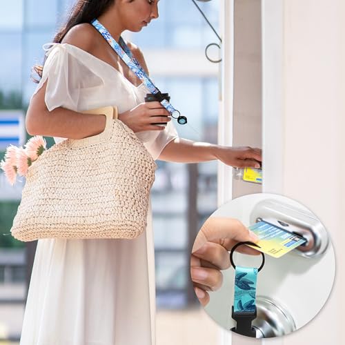MNGARISTA Retractable Cruise Lanyard for Ship Cards, Waterproof Lanyards for Cruise Ship Cards with ID Holder, 2 Pack, Hippocampus - color: Hippocampus