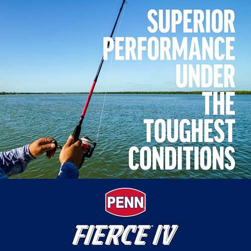 Penn Fierce IV Spinning Reel and Fishing Rod Combo - size: 4000 Size Reel - 7' - Medium - 1pc, style: Fierce IV
