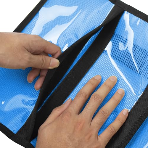 Lure Bag 6 Pocket PVC Protective Cover Durable Fishing Bag | Trolling Lure Tackle Box - size: Large
