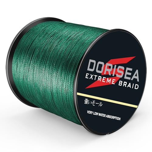 Extreme Braid 100% Pe Moss Green Braided Fishing Line 109Yards-2187Yards 6-550Lb Test Fishing Wire Fishing String Incredible Superline Zero Stretch - size: 100m/109Yards 60lb/0.40mm
