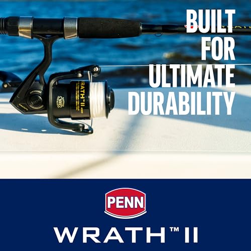 Penn Wrath II Spinning Fishing Reel - size: 5000
