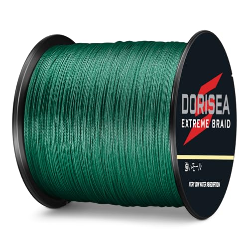 Extreme Braid 100% Pe Moss Green Braided Fishing Line 109Yards-2187Yards 6-550Lb Test Fishing Wire Fishing String Incredible Superline Zero Stretch - size: 100m/109Yards 60lb/0.40mm