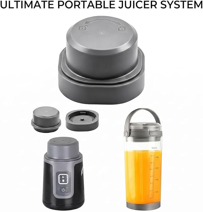 Accessories for Ninja Blast, 2-in-1 Portable Lid & Blade Cover Set Leakproof Dishwasher Safe Replacement Lids, Compatible for Ninja Blast Personal Blender BC100, BC151, CL155 Series (gray)