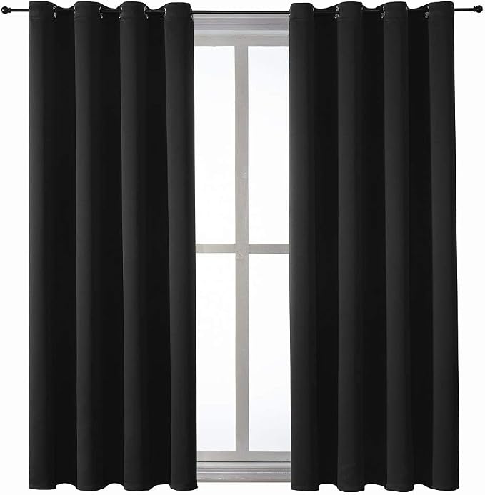 ChrisDowa Grommet Blackout Curtains