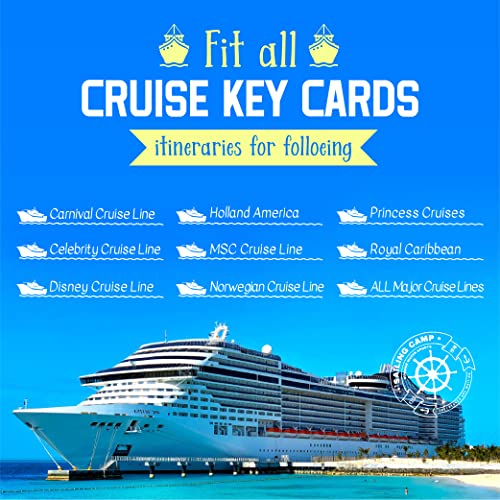 MNGARISTA Retractable Cruise Lanyard for Ship Cards, Waterproof Lanyards for Cruise Ship Cards with ID Holder, 2 Pack, Hippocampus - color: Hippocampus