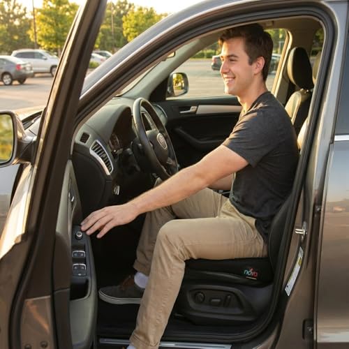 NOVA Medical Products Coccyx Gel Foam Car & Seat Cushion, Black