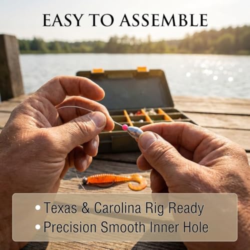 Egg Sinkers Fishing Weights, Oval Slip Sinkers Bullet Lead Fishing Weights for Freshwater Saltwater Tackle Set 1/8oz to 1oz - color: 1oz-30g-15pcs