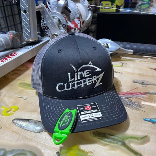 LINE CUTTERZ Patented Dual Hybrid Ceramic Cutter + Stainless Steel Micro Scissors Fishing Line Clipper - Glow-in-the-Dark - color: Glow-in-the-dark