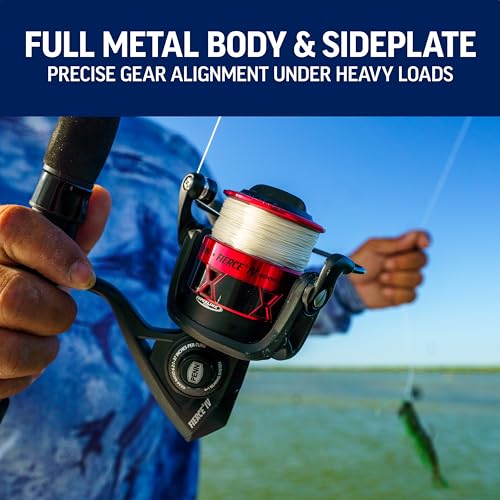 Penn Fierce IV Spinning Reel and Fishing Rod Combo - size: 4000 Size Reel - 7' - Medium - 1pc, style: Fierce IV