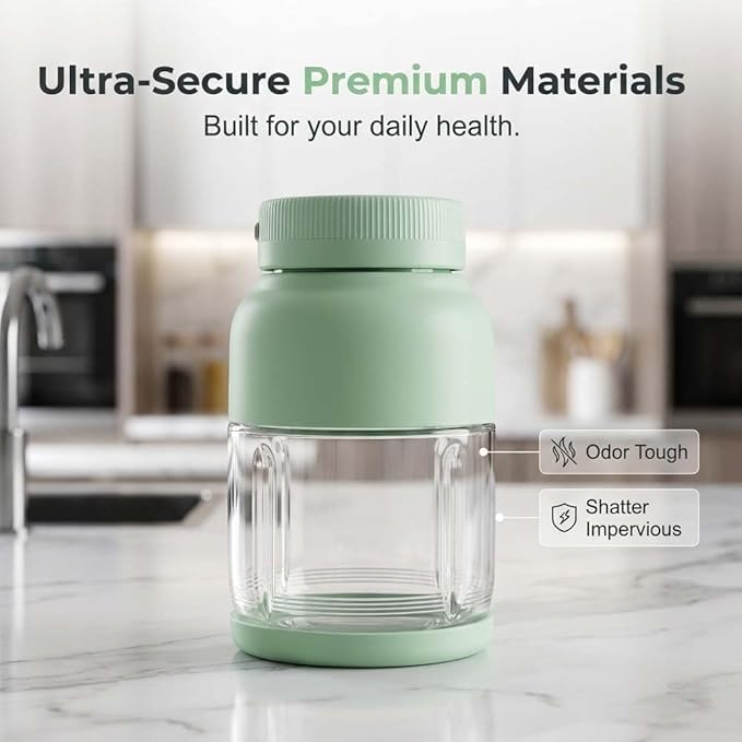 Portable Blender for Smoothies & Shakes – 43.96oz Personal Blender with 38-Blade Ice Crushing System, USB Type-C Rechargeable Travel Juicer Cup with Straw, Leakproof for Frozen Drinks & Juice (A-2pcs)
