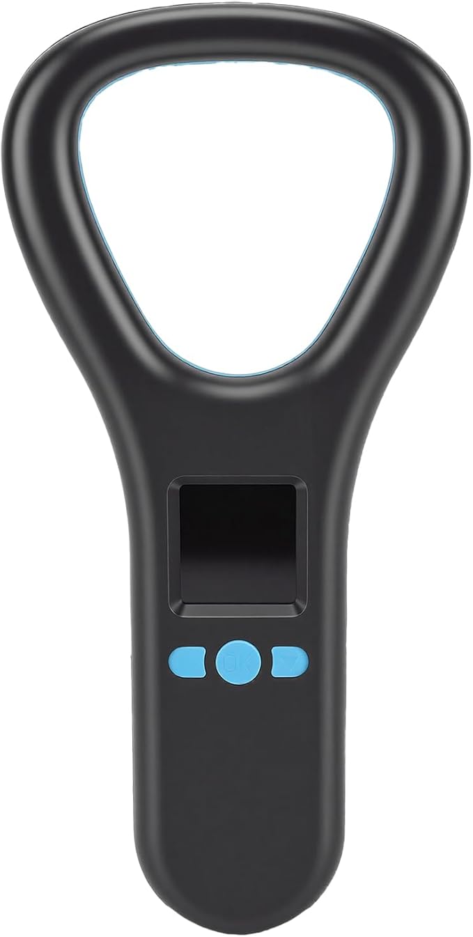 Diyeeni Pet Microchip Reader, Portable Pet Chip Scanner, 500 Sets Data Storage, Rechargeable Animal ID Tag Scanner with 1.44 inch TFT Display for FDX B and EMID Microchips