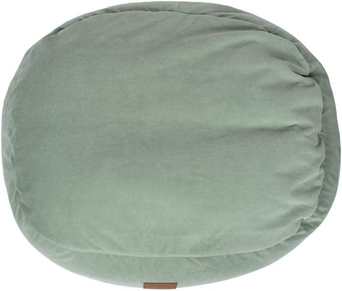 CAROLINA PET COMPANY Microfiber & Tipped Berber Comfy Cup Dog Bed - Blue, S