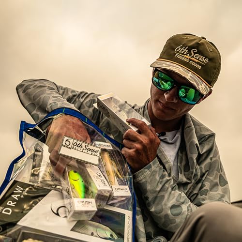 6th Sense BaitZip Pro Bags – Durable Clear Tackle Organizers with Gusseted Bottom & YKK Zippers (Salmon, 12"x10") - color: Salmon, size: 12"x10"