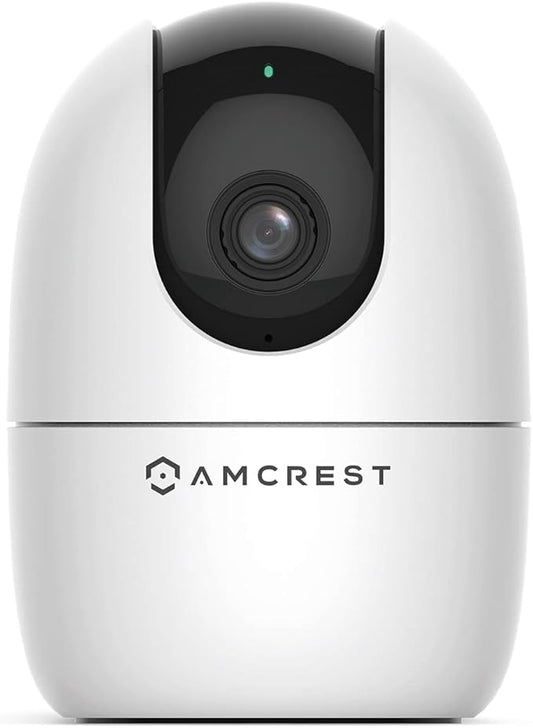 Amcrest 1080P WiFi Camera Indoor, Nanny Cam, Dog Camera, Sound & Baby Monitor, Human & Pet Detection, Motion-Tracking, w/ 2-Way Audio, Phone App, Pan/Tilt Wireless IP Camera, Night Vision (Renewed)