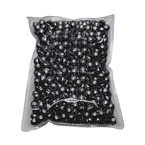 Fishing Sinkers and Weights,Removable Fishing Weights Split Shots Sinkers Carbon - Black 12 Size,Split Shot Fishing Weights - color: 3.3g/0.11oz 100pcs