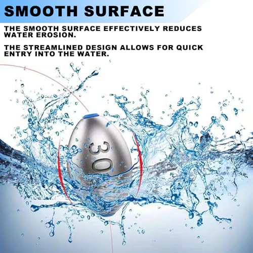 Egg Sinkers Fishing Weights – Lead Oval Sliding Sinkers for Catfish, Bass & Surf Fishing, No-Snag Smooth Hole Design, Heavy Fishing Weights for Bottom Rigs in Lakes, Rivers & Beach - style: 25g-10pcs