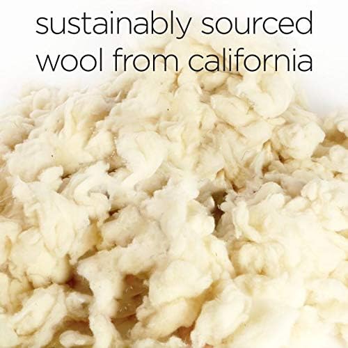 Molly Mutt Sheepy Wool-Filled Crate Pad, GOTS-Certified 100% Organic Cotton Canvas Cover with Soft 100% Natural Wool Insert, Ideal for Dog Bed or Kennel, Rocketman, 30" x 21" x 2.5"
