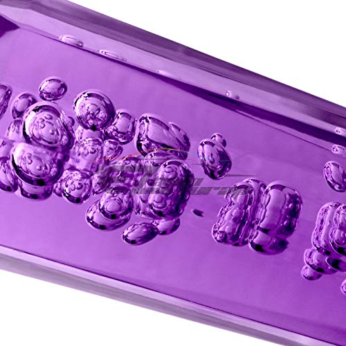 Shift Knob Stick Crystal Transparent Bubble Purple Throw Gear Shifter 10cm - color: Purple, size: 10cm