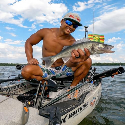 KastKing Zephyr Dual-Tip Fishing Rod and Reel Combo,Spinning & Baitcaster Combo,Dual Tips Section for Different Powers,IM6 Graphite 2-Piece Rod with Extra Tip,Sensitive & Powerful,Freshwater Fishing - style: Cast: 6'0''- Ml& M- Dual-tip Rod - Right Handed