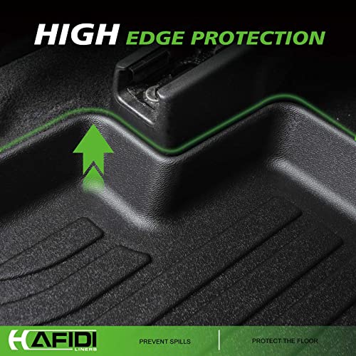Floor Mats Custom for 2022-2026 Hyundai Tucson (No Hybrid Models) All Weather Protection TPE Heavy Duty Non-Slip Automotive Floor Liners Fits Front& 2nd Row Full Set Accessories, Black - style: 7) For Tucson 2022-2026