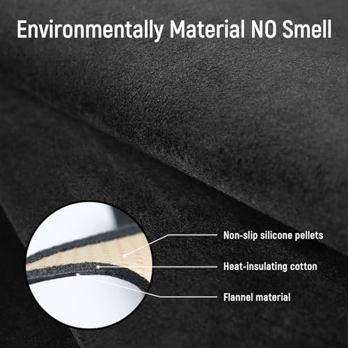 Dash Cover for Honda Pilot 2016-2022 & Ridgeline 2017-2025 & Passport 2019-2025 Accessories Flannel Dashboard Cover Dash Mat Center Console Cover Sunshield Protector Pad - size: for Honda 2016-2022 Pilot