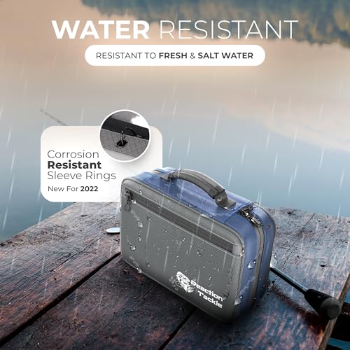 Reaction Tackle Deluxe Bait Binder, Water Resistant Soft Bait Storage System for Soft Plastics and Rigs with Zippered Sleeves, Deluxe Bait Binder - size: Deluxe Bait Binder